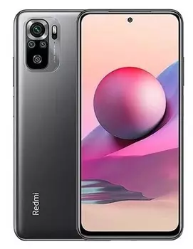 Смартфон Xiaomi Redmi Note 10S, 6.43" 1080x2400 AMOLED, MediaTek Helio G95, 6Gb RAM, 64Gb, 3G/4G, NFC, Wi-Fi, BT, 4xCam, 2-Sim, 5000mAh, USB Type-C, Android 11, серый (33447)