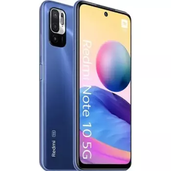 Смартфон Xiaomi Redmi Note 10T, 6.5" 1080x2400 IPS, MediaTek Dimensity 700, 4Gb RAM, 128Gb, 3G/4G, NFC, Wi-Fi, BT, 3xCam, 2-Sim, 5000mAh, USB Type-C, Android 11, синий (33312)