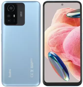 Смартфон Xiaomi Redmi Note 12S, 6.43" 2400x1080 AMOLED, MediaTek Helio G96, 6Gb RAM, 128Gb, 3G/4G, NFC, Wi-Fi, BT, 3xCam, 2-Sim, 5000 мАч, USB Type-C, Android 13, голубой (47661)