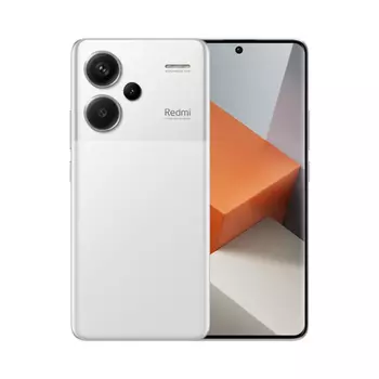 Смартфон Xiaomi Redmi Note 13 Pro+ 5G, 6.67" 1220x2712 AMOLED, MediaTek Dimensity 7200-Ultra, 12Gb RAM, 512Gb, 3G/4G/5G, NFC, Wi-Fi, BT, 3xCam, 2-Sim, 5000 мАч, USB Type-C, Android 13, белый (50746)