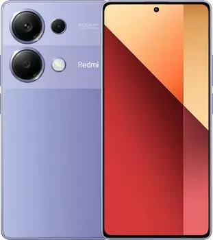 Смартфон Xiaomi Redmi Note 13 Pro, 6.67" 2400x1080 AMOLED, MediaTek Helio G99 Ultra, 12Gb RAM, 512Gb, 3G/4G, NFC, Wi-Fi, BT, 3xCam, 2-Sim, 5000 мАч, USB Type-C, Android 13, фиолетовый (MZB0G7VRU)
