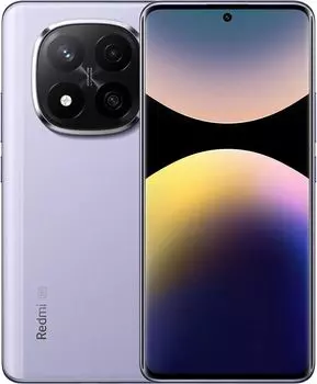 Смартфон Xiaomi Redmi Note 14 Pro+ 5G, 6.67" 2712x1220 AMOLED, Qualcomm Snapdragon 7 Gen 3, 8Gb RAM, 256Gb, 3G/4G/5G, NFC, Wi-Fi, BT, 3xCam, 2-Sim, 5.11 А·ч, USB Type-C, Android 14, фиолетовый (60827/MZB0IKQRU)