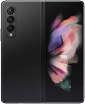 Смартфон Samsung Galaxy Z Fold3, 7.6" 2208x1768 AMOLED, Qualcomm Snapdragon 888, 12Gb RAM, 256Gb, 3G/4G/5G, NFC, Wi-Fi, BT, 3xCam, 2-Sim (nano SIM+eSIM), 4400mAh, USB Type-C, Android 11, черный (SM-F926BZKDSER)