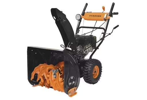 Снегоуборщик Carver STG 7056EL, 5,2, 7 л.с., бензиновый, электростартер, фара, 75кг (1427692)