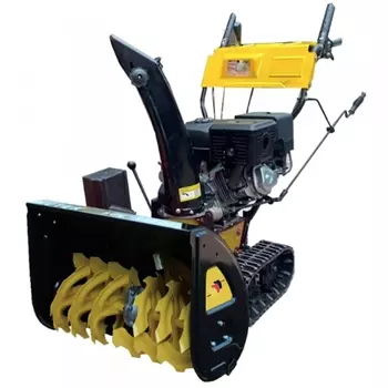 Снегоуборщик Huter SGC 11000CD, 15 л.с., бензиновый, самоходный, электростартер, фара, 110 кг (70/7/24) На гусеницах, разблокировка дифференциала