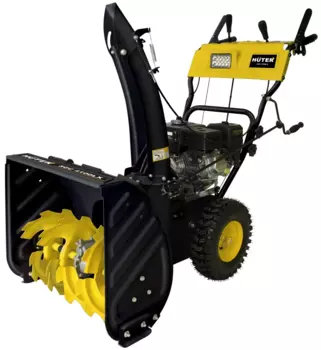 Снегоуборщик Huter SGC 4100LX, 5.15 кВт, 7 л.с., бензиновый, самоходный, фара, 73 кг (70/7/26)