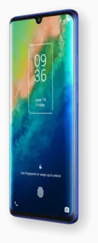 Смартфон TCL 10 PLUS, 6.47" 1080x2340 AMOLED, Qualcomm Snapdragon 665, 6Gb RAM, 256Gb, 3G/4G, NFC, Wi-Fi, BT, 4xCam, 2-Sim, 4500mAh, USB Type-C, Android 10, синий (T782H-2ALCRU42)