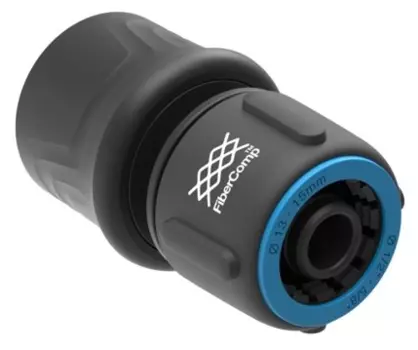 Соединитель FISKARS, 1/2" (13 мм) - 5/8" (15 мм), пластик, коннектор (1054786)