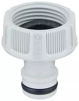 Соединитель GARDENA, 1/2" (13 мм) - 3/4" (19 мм), пластик, штуцер (18201-29.000.00)