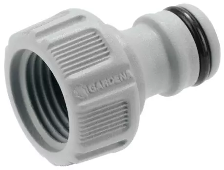 Соединитель GARDENA, 1/2" (13 мм), пластик, штуцер (18200-29.000.00)