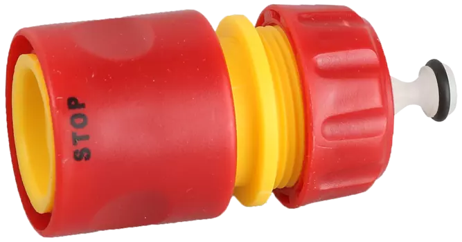 Соединитель GRINDA, 1/2" (13 мм), пластик/EPDM, быстросъемный с автостопом (8-426329/8-426329_z01)