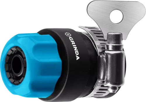 Соединитель GRINDA PROLine, 16-21мм, пластик/EPDM, с хомутом (8-426335/8-426335_z02)