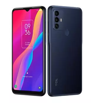 Смартфон TCL 30E, 6.52" 720x1600 IPS, MediaTek Helio G25, 3Gb RAM, 64Gb, 3G/4G, NFC, Wi-Fi, BT, 3xCam, 2-Sim, 5000mAh, USB Type-C, Android 12, синий