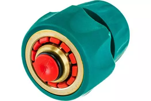 Соединитель Raco Profi Plus, 3/4" (19 мм), ла­тунь/TPR, быстросъемный с автостопом (4244-55106B)