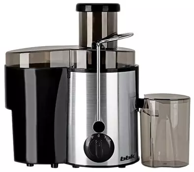 Соковыжималка центробежная BBK JC080-H06 800Вт, черный/нержавеющая сталь (JC080-H06 BLACK/METAL)