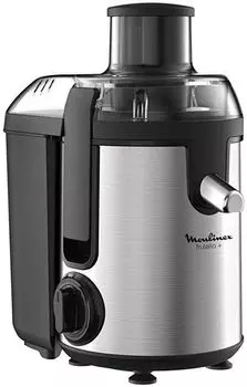 Соковыжималка центробежная Moulinex Frutelia Plus JU420D 400 Вт, нержавеющая сталь (JU420D10)