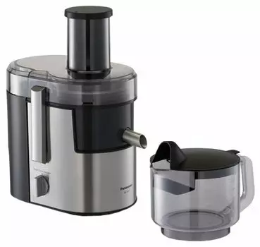 Соковыжималка центробежная Panasonic MJ-DJ01 800Вт, серебристый/черный (MJ-DJ01STQ)