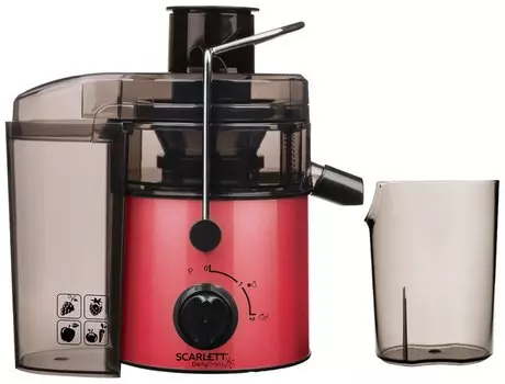 Соковыжималка центробежная Scarlett SC-JE50S19 800 Вт, красный (SC-JE50S19)