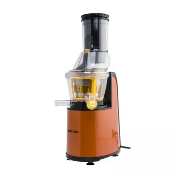 Соковыжималка шнековая Kitfort KT-1102-1 150 Вт, оранжевый