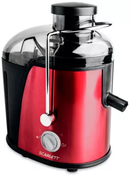 Соковыжималка шнековая Scarlett SC-JE50S15 850Вт, красный (SC-JE50S15)
