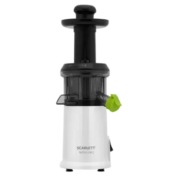Соковыжималка шнековая вертикальная Scarlett EasyClean SC-JE50S55 200Вт, белый (SC-JE50S55)