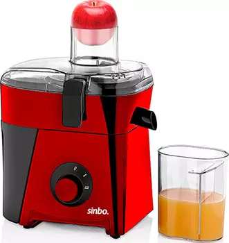 Соковыжималка центробежная Sinbo SJ-3144 1 кВт, черный/красный (SJ-3144-RD)