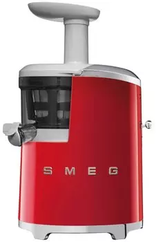 Соковыжималка вертикальная шнековая соковыжималка SMEG SJF01 150Вт, красный (SJF01RDEU)
