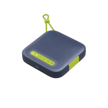 Спикерфон InfinityLab ClearCall, беспроводной, 5Вт, Bluetooth, USB, 6500mAh, синий/зеленый (ILCLEARCALLBLU)