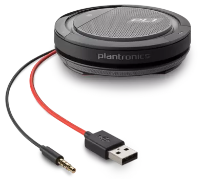 Спикерфон Plantronics Calisto 5200, USB, Jack 3.5mm, черный (210902-01)