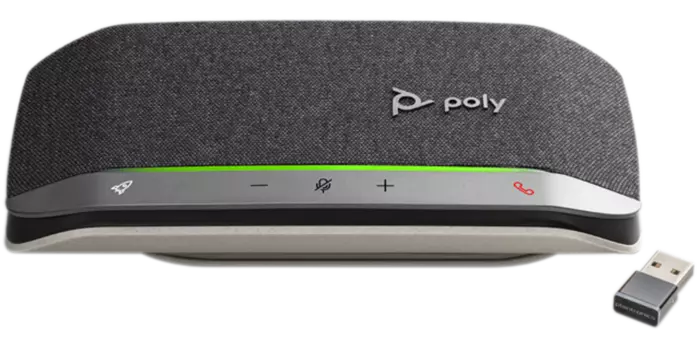 Спикерфон Poly SYNC 20+, беспроводной, Bluetooth, USB Type-C, 3200mAh, серый (216869-01)