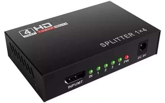 Сплиттер аудио-видео PREMIER, 1xHDMI(19F)-4xHDMI(19F) v1.4, 1920x1080 (5-872-4)