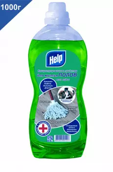 Средство для мытья пола Help Устранитель запаха, жидкость, 1000л (4-0307)