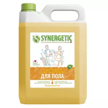 Средство для мытья пола SYNERGETIC, жидкость, 5 л (101500)