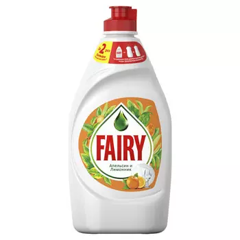 Средство для мытья посуды FAIRY, 450мл, жидкость, апельсин и лимонник (00002854)