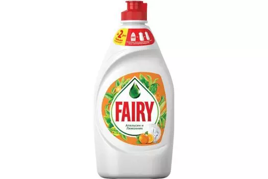Средство для мытья посуды FAIRY, 450мл, жидкость, Апельсин и лимонник (603744)