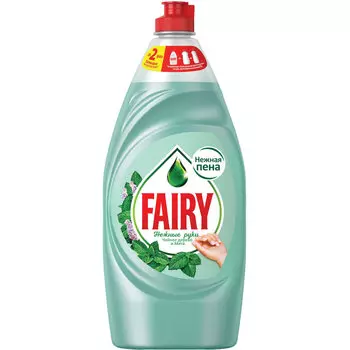Средство для мытья посуды FAIRY, 900мл, жидкость, Чайное дерево и мята (603748)