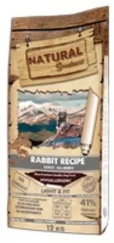 Natural Greatness Rabbit Recipe Light &amp; Fit / Сухой Гипоаллергенный корм Нэчерал Грейтнес для собак