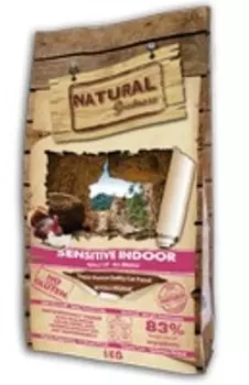 Natural Greatness Sensitive Indoor / Сухой Гипоаллергенный корм Нэчерал Грейтнес для взрослых кошек Домашнего содержания