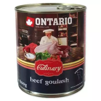 Ontario Culinary Beef Goulash / Консервы Онтарио для собак Гуляш из Говядины (цена за упаковку)