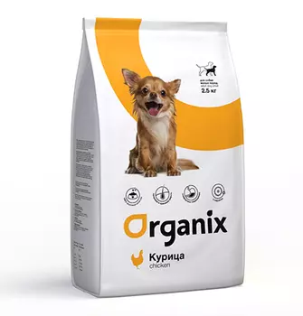 Organix Adult Dog Small Breed Chicken / Сухой корм Органикс для собак Мелких пород Курица