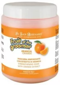 Iv San Bernard Fruit of the Groomer Orange Strengthening Mask / Маска Ив Сан Бернард для Слабой Выпадающей шерсти с Силиконом Восстанавливающая