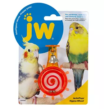 JW Activitoys Hypno Wheel / Игрушка для птиц Штурвал с бубенчиками пластик