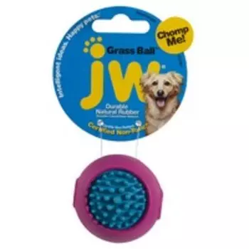 JW Grass Ball / Игрушка для собак Мячик с Ёжиком каучук