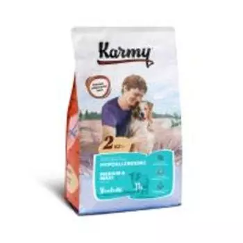 Karmy Hypoallergenic Medium Maxi / Сухой корм Карми для собак Средних и Крупных пород Гипоаллергенный Ягненок