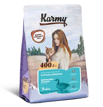 Karmy Hypoallergenic / Сухой корм Карми для кошек Гипоаллергенный Утка