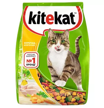 Kitekat Китикет Сухой корм для кошек Аппетитная Курочка
