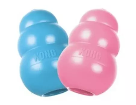 Kong Puppy Classic / Игрушка Конг для Щенков Цвета: розовый, голубой (указывайте цвет в комментарии к заказу)