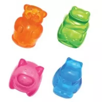 Kong Squeezz Jels / Игрушка Конг для собак в ассортименте Бобер Бегемот Свинка Лягушка