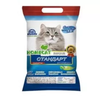 Homecat Ecoline / Комкующийся наполнитель Хоумкэт для кошачьего туалета Стандарт