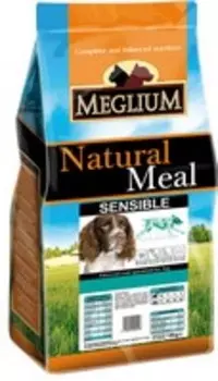 Meglium Sensible / Сухой корм Меглиум для взрослых собак с Чувствительным пищеварением Ягненок Рис